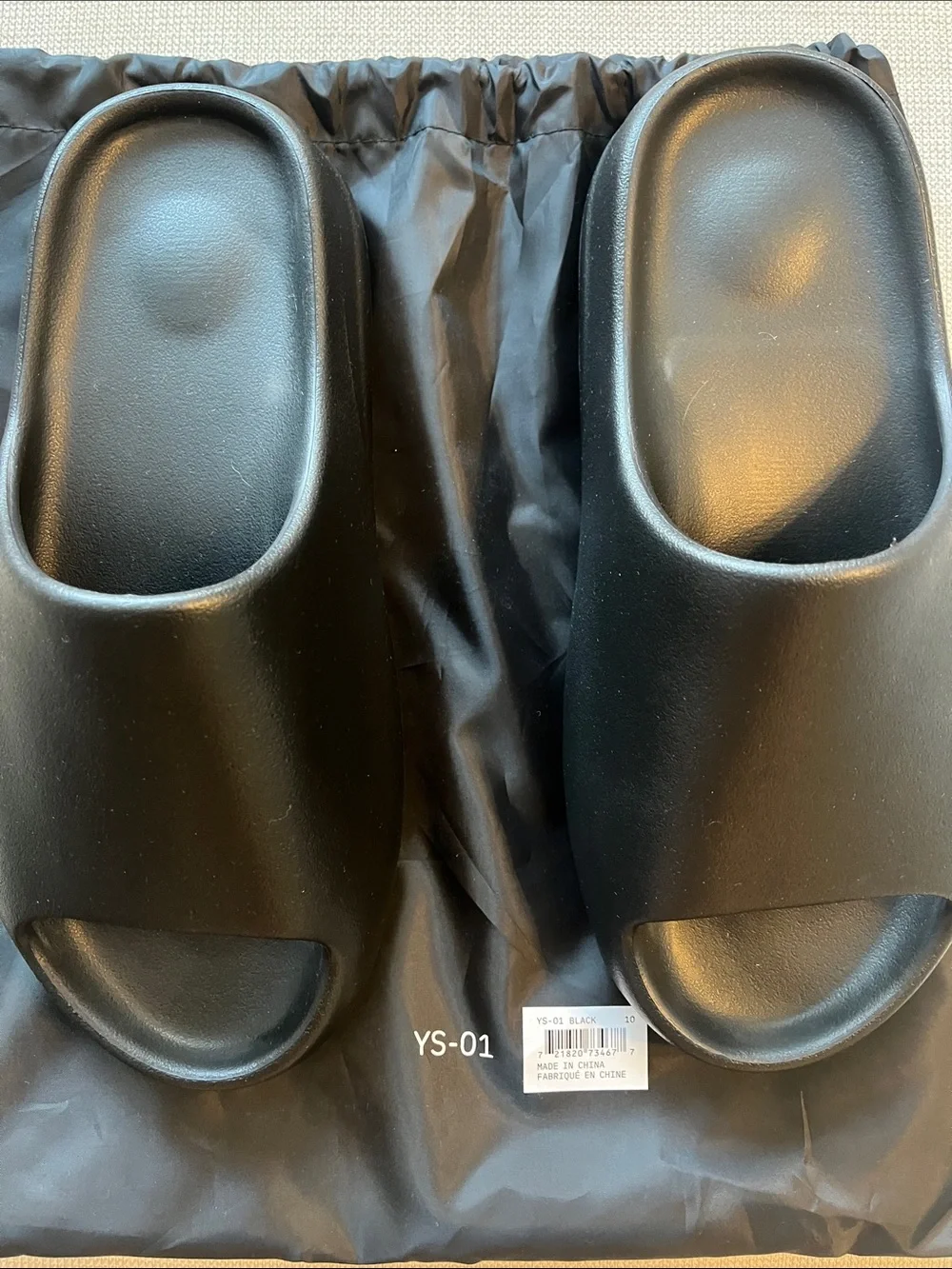 Men's Black Slide Sandals